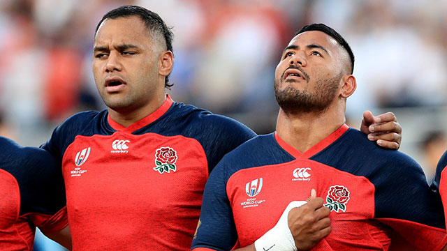Billy Vunipola and Manu Tuilagi line up against Argentina at 2019 Rugby World Cup