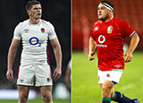Owen Farrell and Jamie George