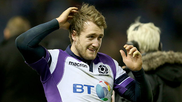 Stuart Hogg dejected after Scotland were edged by New Zealand