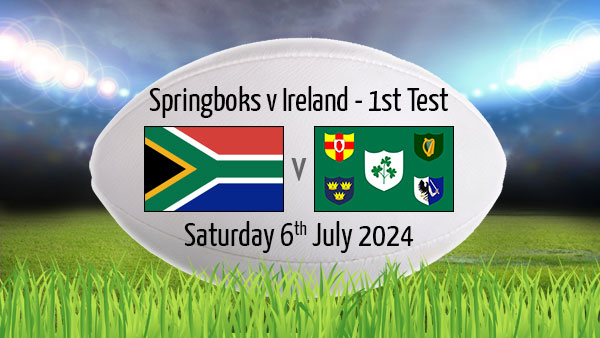 South Africa 27-20 Ireland | 1st Test | 6 July 2024