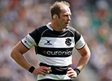 Alun Wyn Jones playing for Barbarians v World XV