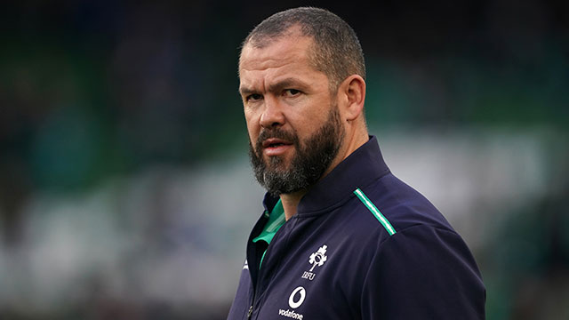Andy Farrell before Ireland v England match in 2023 Six Nations
