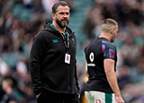 Andy Farrell before the England v Ireland match during 2026 Six Nations
