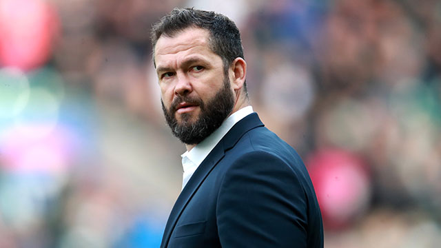 Andy Farrell during 2020 Six Nations