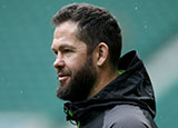 Andy Farrell during captains run at Twickenham for England v Ireland match