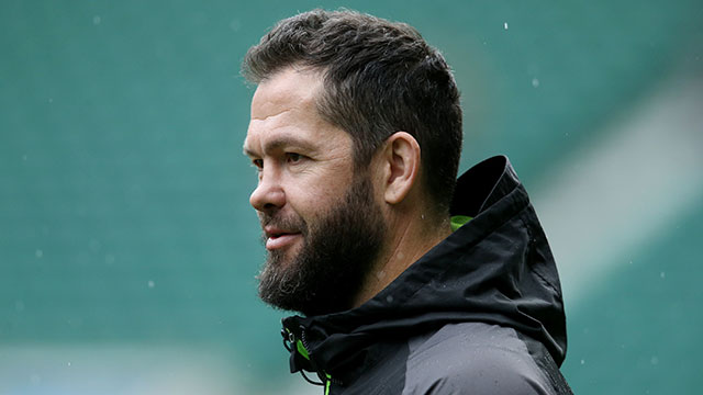 Andy Farrell during captains run at Twickenham for England v Ireland match