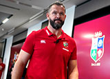 Andy Farrell during the Lions head coach announcement