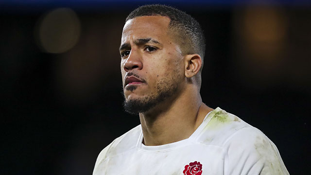 Anthony Watson at England v France match during 2023 Six Nations