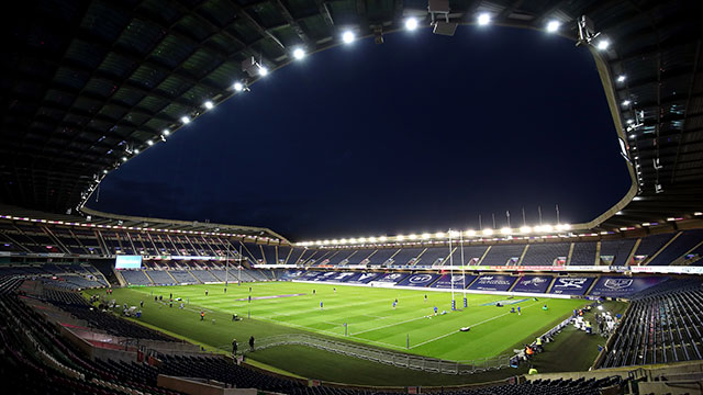 BT Murrayfield Stadium during 2020 autumn fixtures