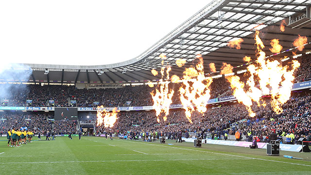 BT Murrayfield before Scotland v South Africa match in 2021 autumn internationals