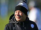 Barbarians head coach Eddie Jones during training session