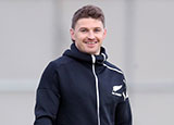 Beauden Barrett in training with New Zealand