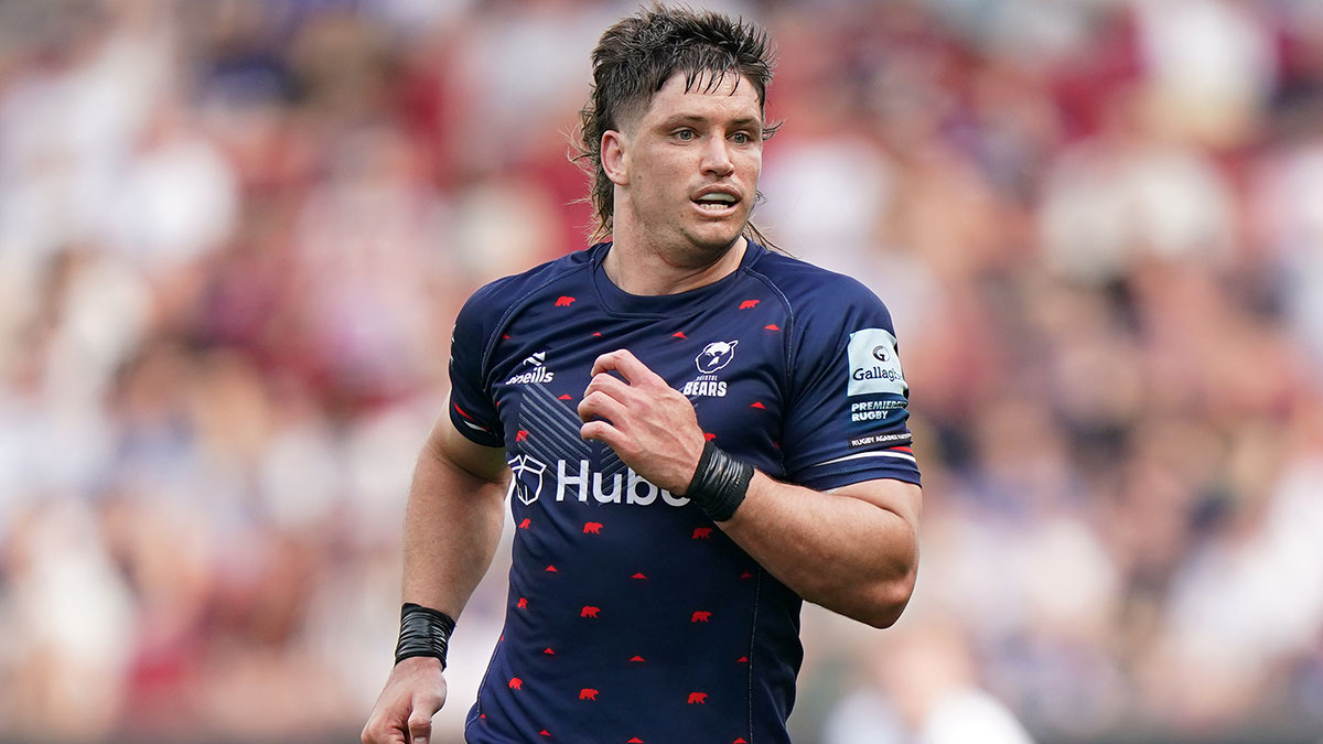 Benhard Janse van Rensburg at Bristol Bears v Saracens match in 2024