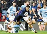 Blair Kinghorn in action for Scotland v Argentina in 2018 Autumn Internationals