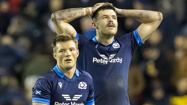 Blair Kinghorn reacts to Scotland losing to Australia in 2022 Autumn Internationals