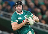Caelan Doris in action for Ireland v Fiji during 2024 Autumn Internationals