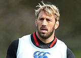 Chris Robshaw during an England training session in 2017