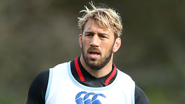 Chris Robshaw during an England training session in 2017