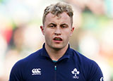 Craig Casey before Ireland v Italy match in 2024 Six Nations