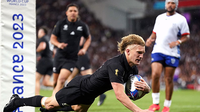Damian McKenzie scored two tries as New Zealand beat Namibia in 2023 Rugby World Cup