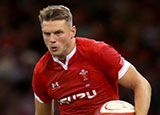Dan Biggar in action for Wales v England in World Cup warm up