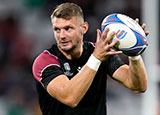 Dan Biggar warms up before Wales v Australia match at 2023 Rugby World Cup