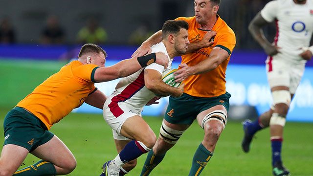 Danny Care in action for England during 1st Test on 2022 Australia tour