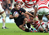 Danny Care playing for England v Japan in 2018 Autumn Internationals