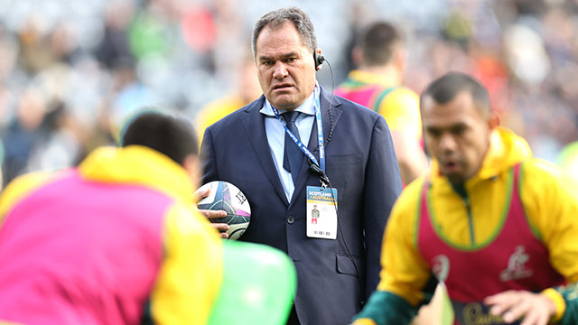 Dave Rennie at the Scotland v Australia match in 2021 Autumn Internationals