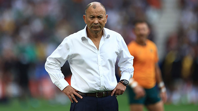 Eddie Jones after Australia v Fiji match at 2023 Rugby World Cup