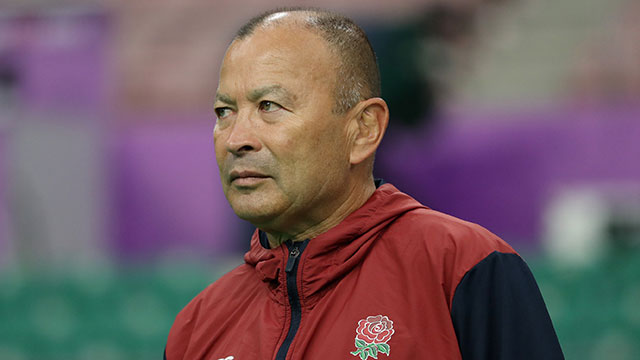 Eddie Jones at England captains run before World Cup quarter final