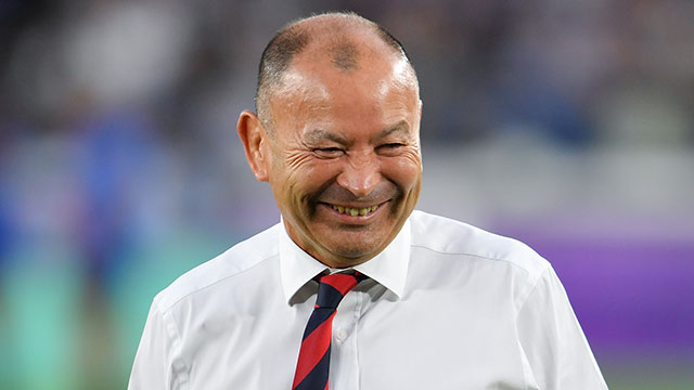 Eddie Jones at England v New Zealand World Cup semi final