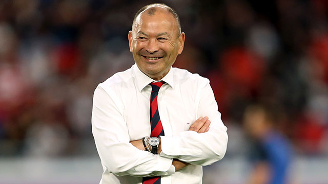 Eddie Jones at England v New Zealand World Cup semi final