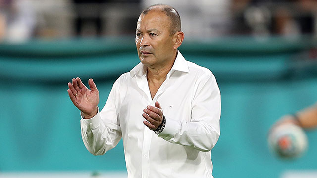 Eddie Jones at England v USA World Cup match