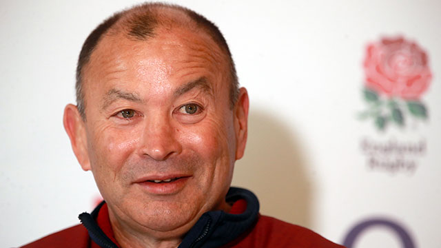 Eddie Jones at an England press conference