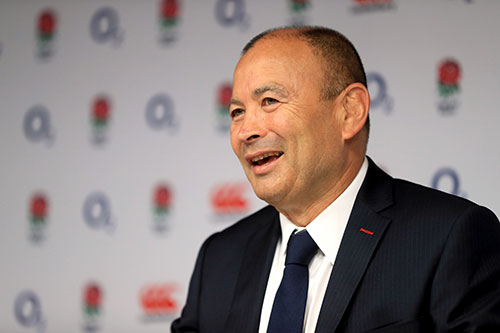 Eddie Jones at press conference