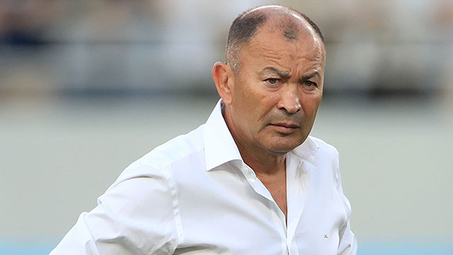 Eddie Jones before England v Argentina World Cup match