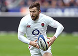 Elliot Daly in action for England during 2020 Six Nations