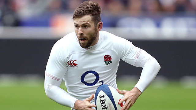 Elliot Daly in action for England during 2020 Six Nations