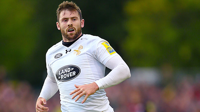 Elliot Daly playing for Wasps