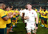 England players congratulated by Australia in 2019 Rugby World Cup