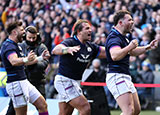 Ewan Ashman celebrates scoring a try for Scotland v Australia in 2021 autumn internationals