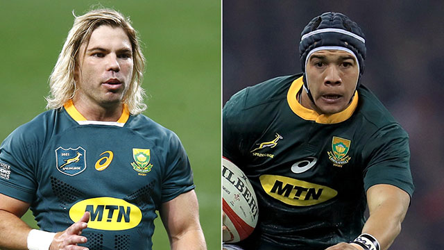 Faf de Klerk and Cheslin Kolbe