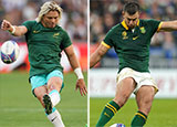 Faf de Klerk and Handre Pollard