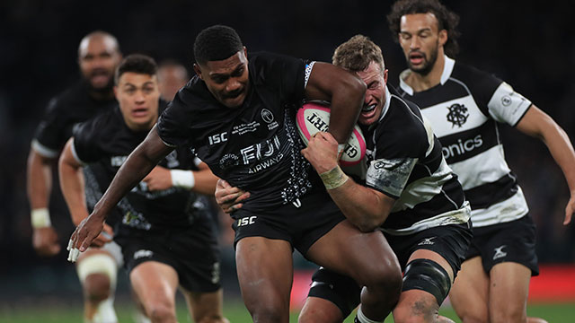 Fiji beat the Barbarians in the Killik Cup at Twickenham