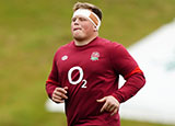 Fin Baxter at England training session before 2024 summer internationals