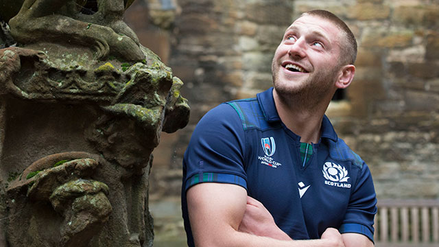 Finn Russell at Scotland Rugby World Cup Squad Announcement