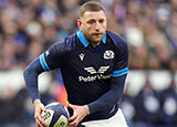Finn Russell in action for Scotland against France during 2023 Six Nations