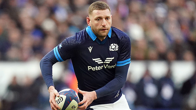Finn Russell in action for Scotland against France during 2023 Six Nations