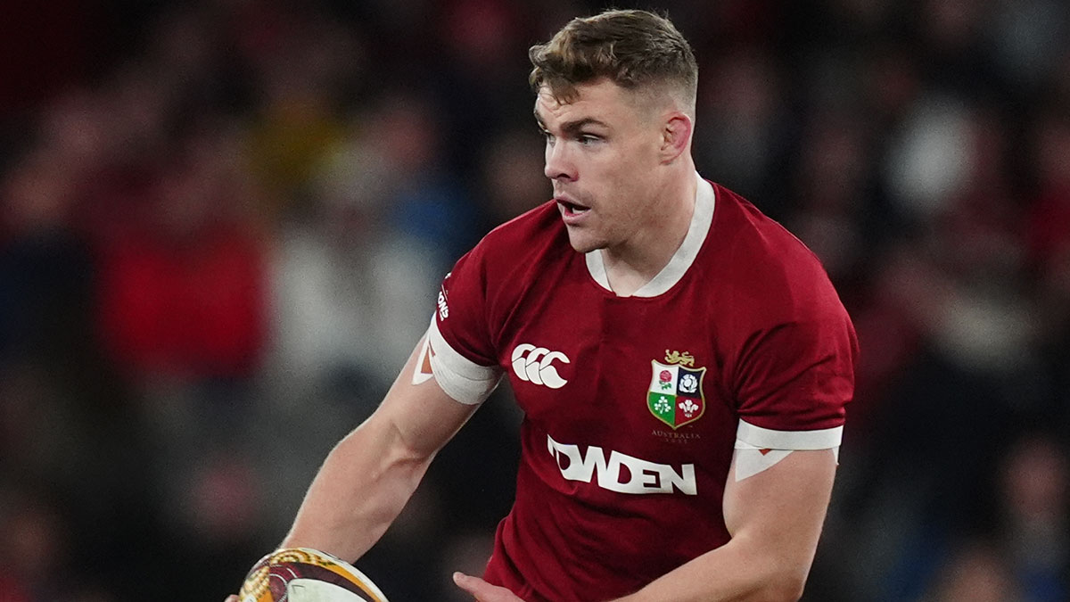 Garry Ringrose in action for Lions agaist First Nations and Pasifika XV during 2025 tour 1200